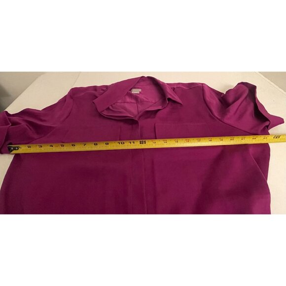 Chico's Colorful XL/16 (3) Long Tunic Shirt Button Down Front Pockets Summer - Picture 7 of 9